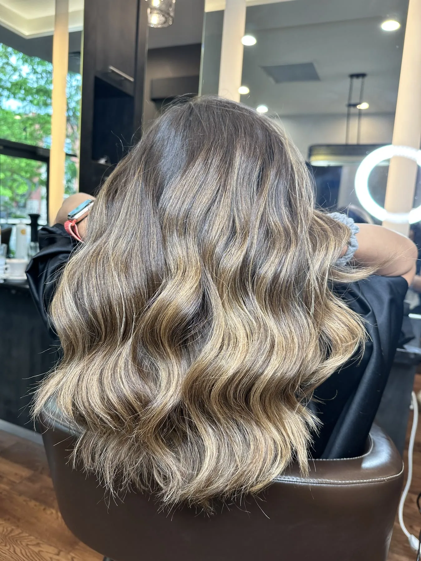 Soft bronde waves by Ronak Hairstylist in Toronto
